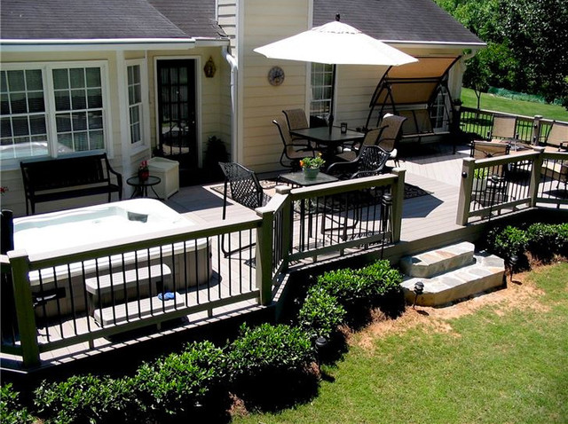 Decks transitional-terrace