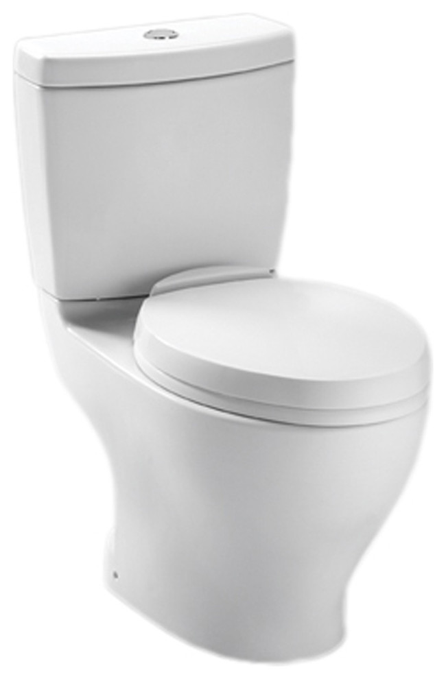 Toto Aquia II Dual-Flush Toilet, Cotton White