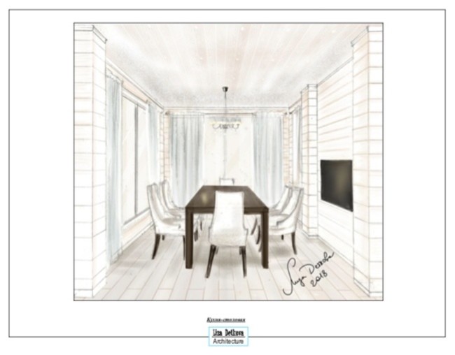 Загородный дом из бруса