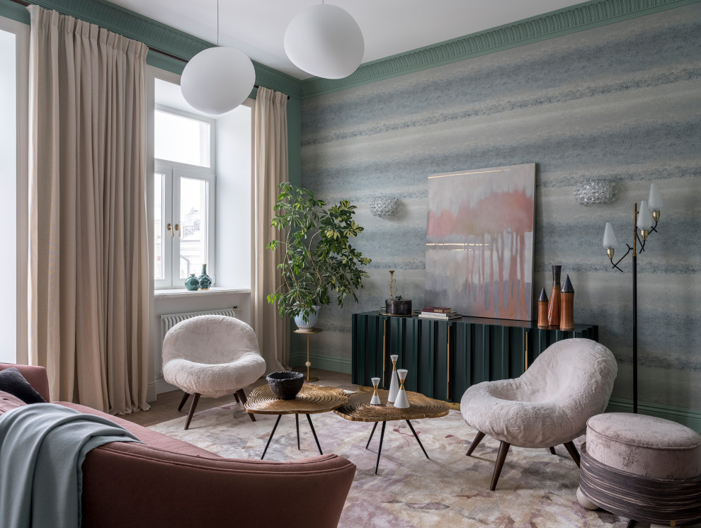 Романтичный интерьер на Сретенке 107 кв.м.