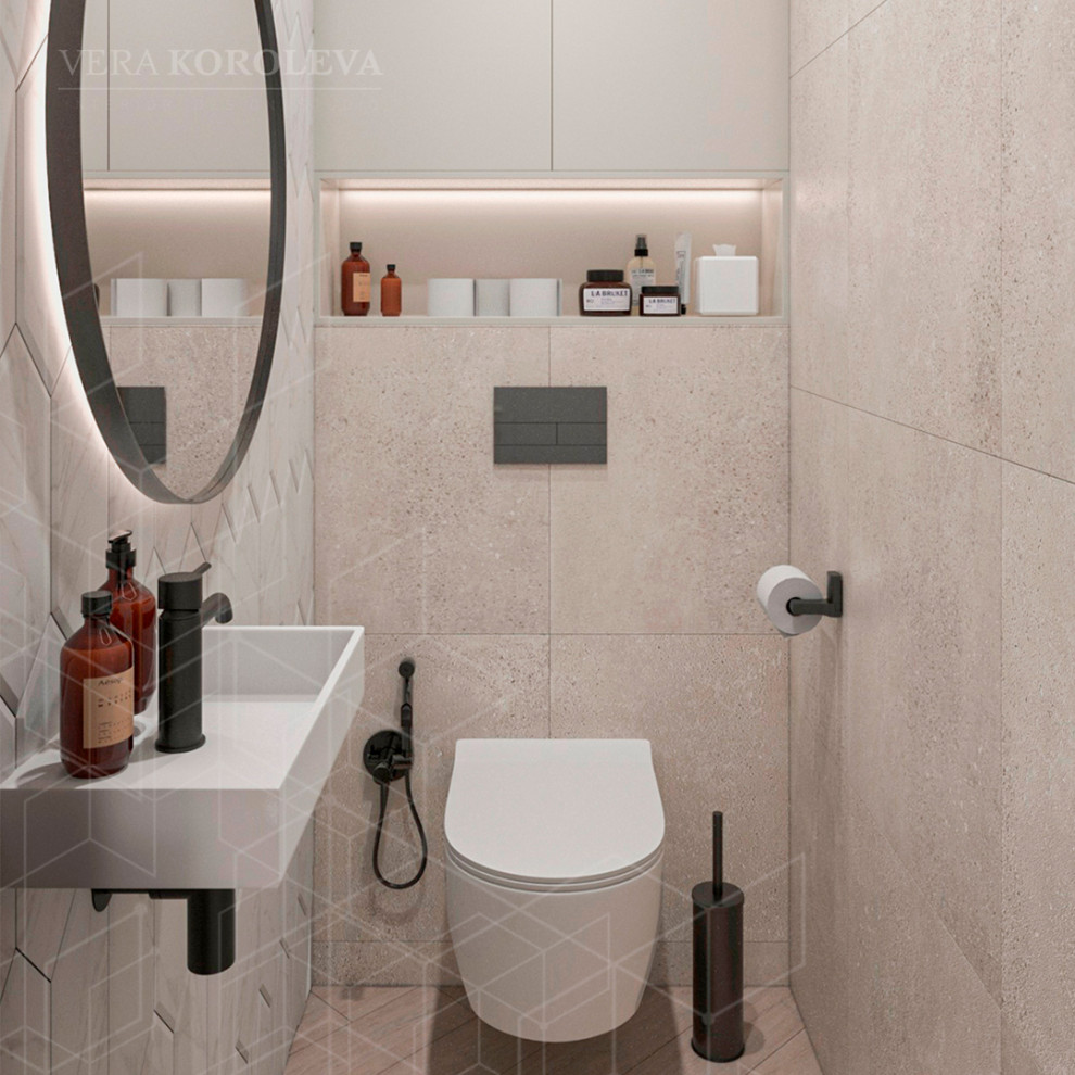 Дизайн двухкомнатной квартиры для семьи с девушкой-подростком в ЖК "Ультра Сити"