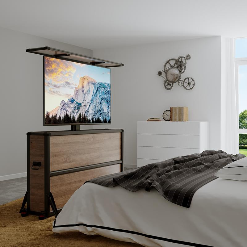 IntelliCube Aluminum & Wood TV Lift Cabinet Collection