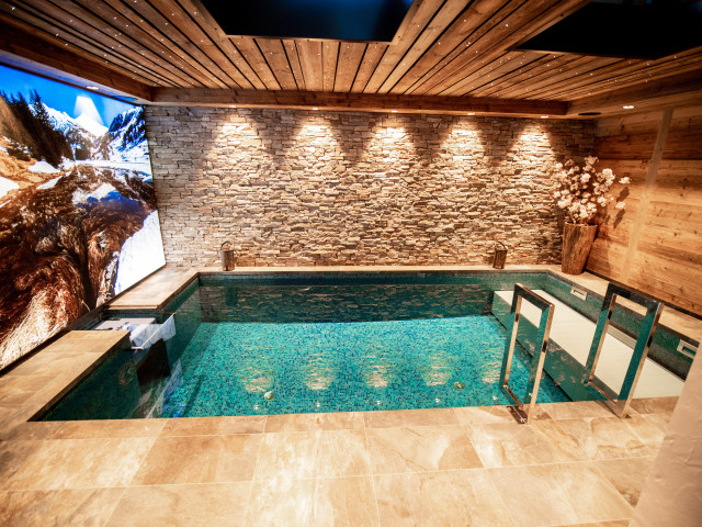 Divers am&eacute;nagements contemporaneo-piscina