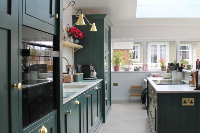 Woodbridge Kitchen & Utility Room, Great Ashfield transitional-kitchen