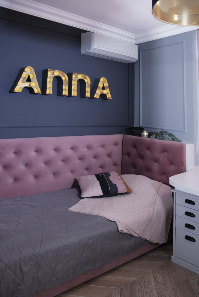 Проект 4-х комнатной квартиры в нежных тонах