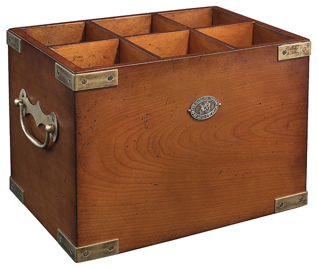 6-Cubby Wooden Box