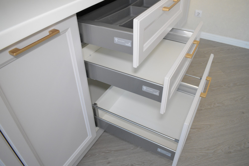 Андора МДФ под потолок с акриловой столешницей