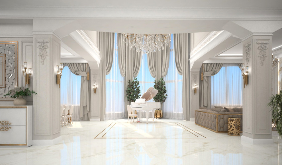 Классический дизайн коттеджа г. Пенза