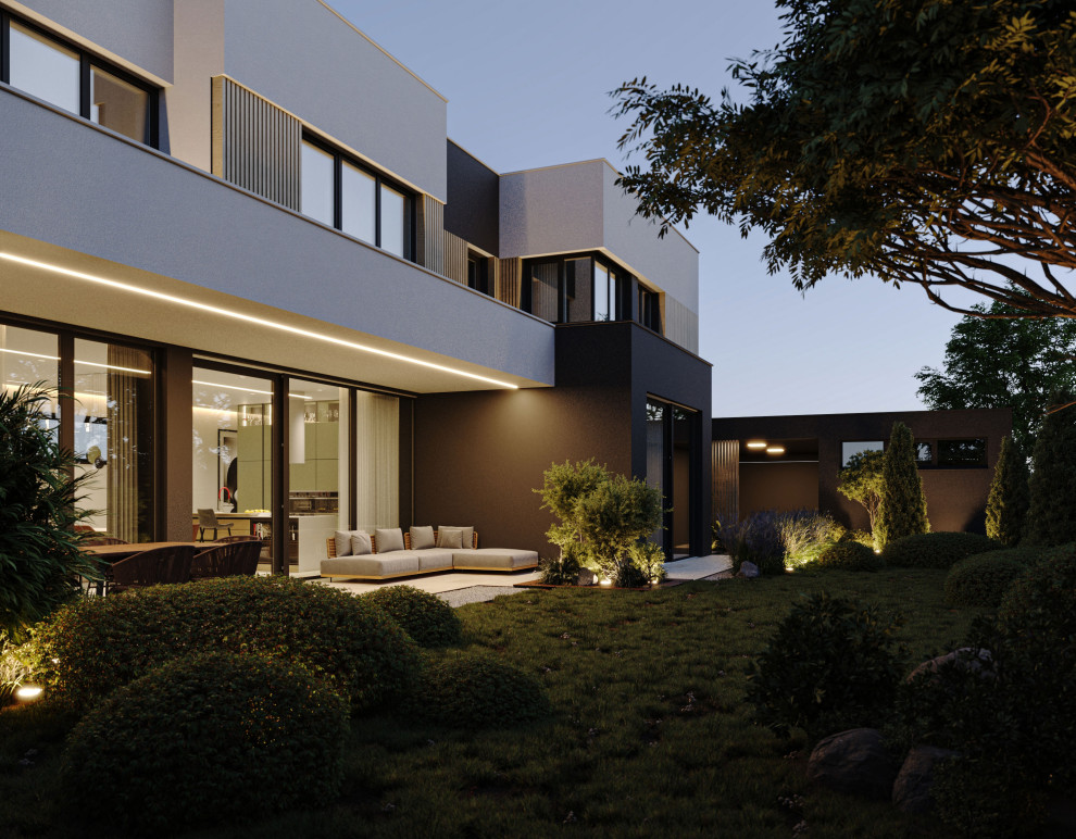 Дом минимализм в Симферополе