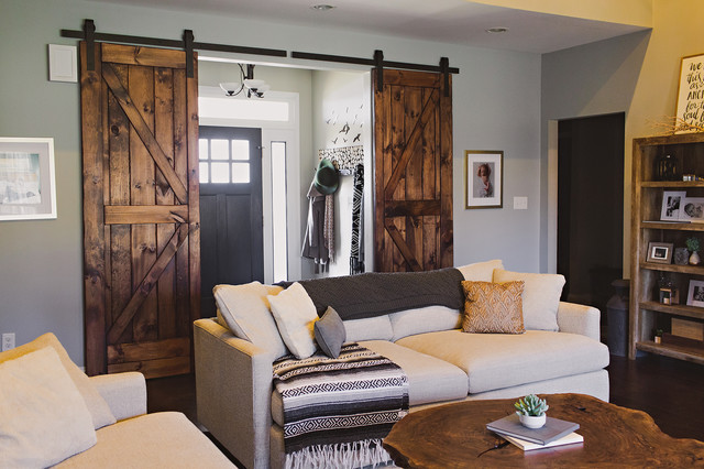 Artisan Hardware Artisan Brace Sliding Barn Door Contemporary