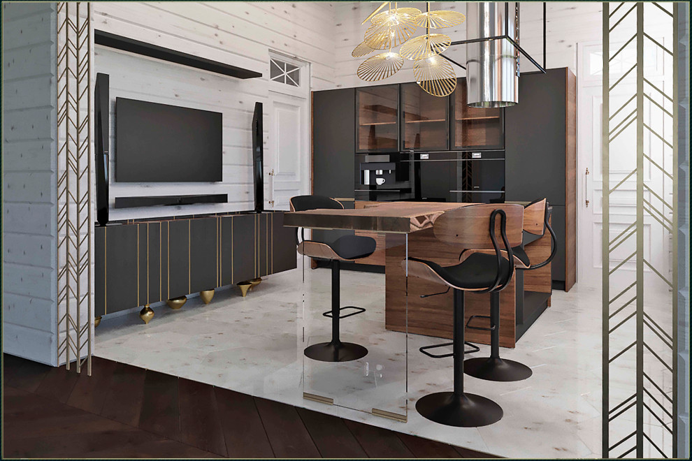 Проект загородного дома в  КРАСНОВИДОВО (ПОДМОСКОВЬЕ)