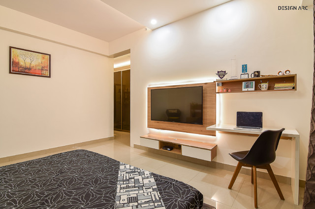 tv unit and study table - contemporary - bedroom - bengaluru -