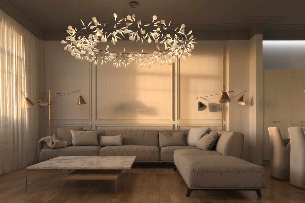 Неоклассический интерьер в центре  Санкт-Петербурга