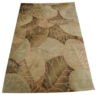 Tropics Ts12 Rug Brown And Green Floor Rugs By The Retailer Tropics Ts12 Rug Brown And Green