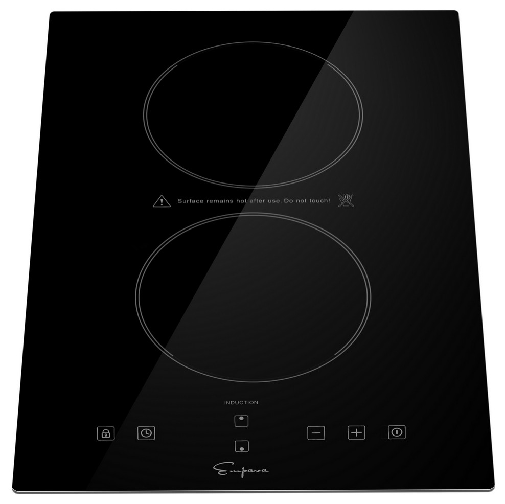 Empava Electric Stove Induction Cooktop Vertical with 2 Burners Vitro