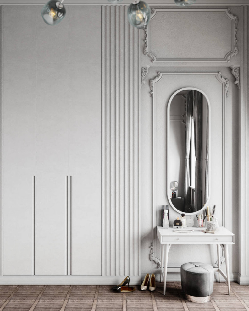 One bedroom apartment 65 m² in eclectic style