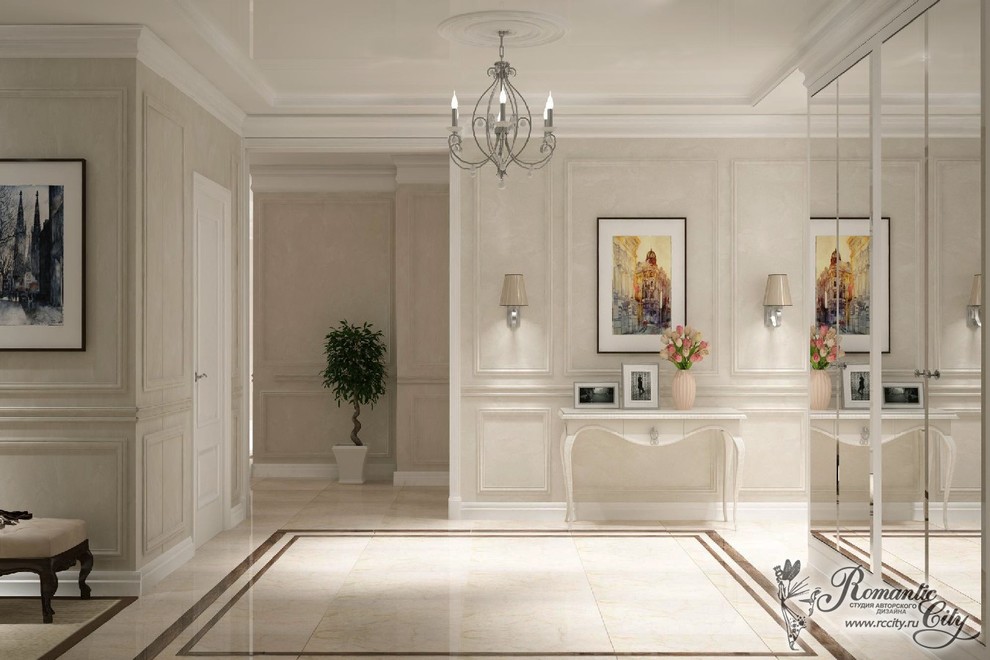 Дизайн трехкомнатной квартиры в светлых тонах