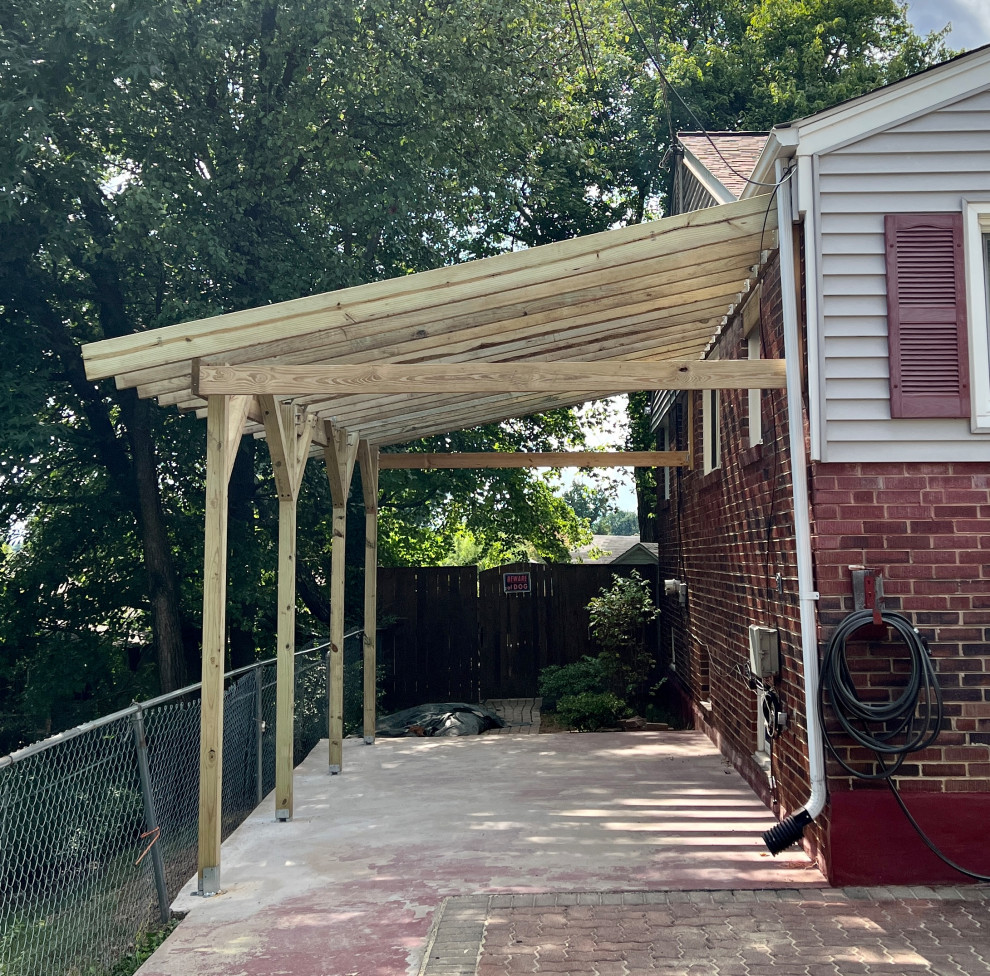 20x10 Custom Carport Addition