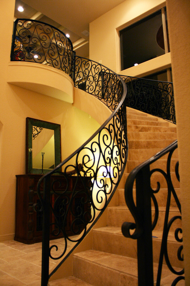 Photo of a modern staircase in Austin.