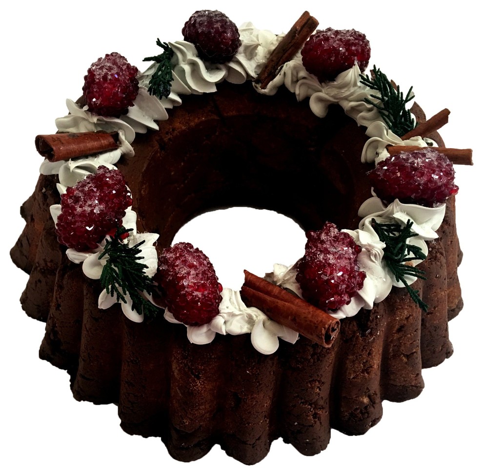 Fake Cake in Chocolate Raspberry
