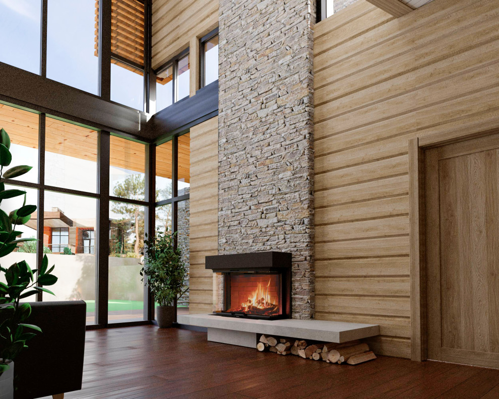 Дизайн деревянных домов в Подмосковье