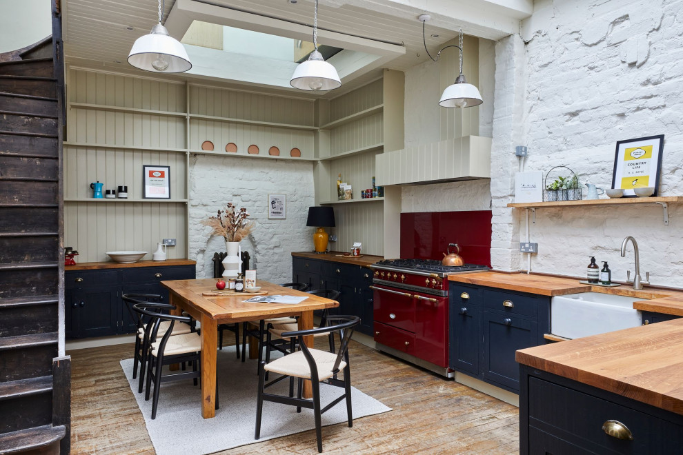 Design ideas for a rural kitchen in London.