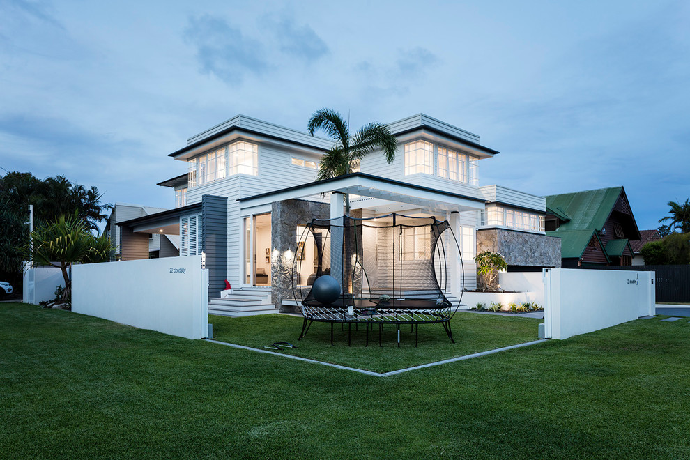 This is an example of a beach style exterior in Sunshine Coast.