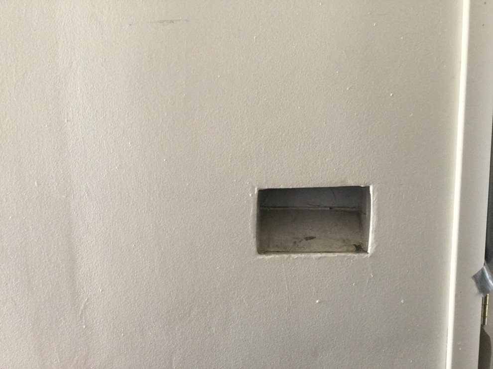 ideas for Interior mail slot framing