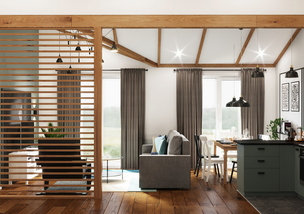 Дизайн-проект дуплекса в Ленинградской области