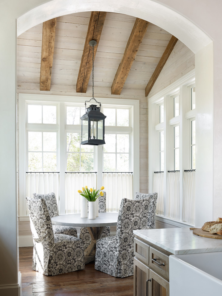 Inspiration for a coastal dining room remodel in Atlanta