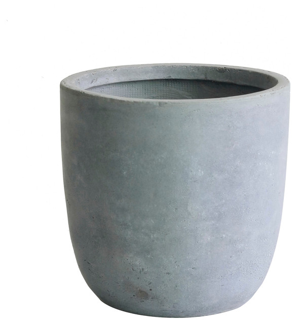 Modern Concrete Round Pot Planter