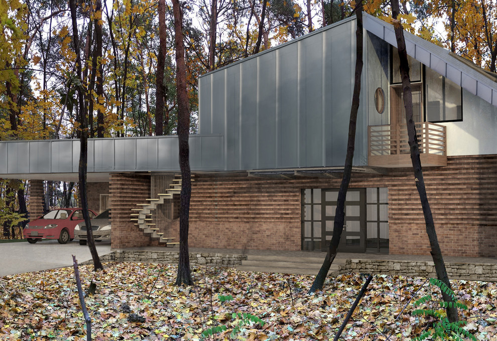 Эскизный проект индивидуального жилого дома в Велегож - парк 2 Тульской области