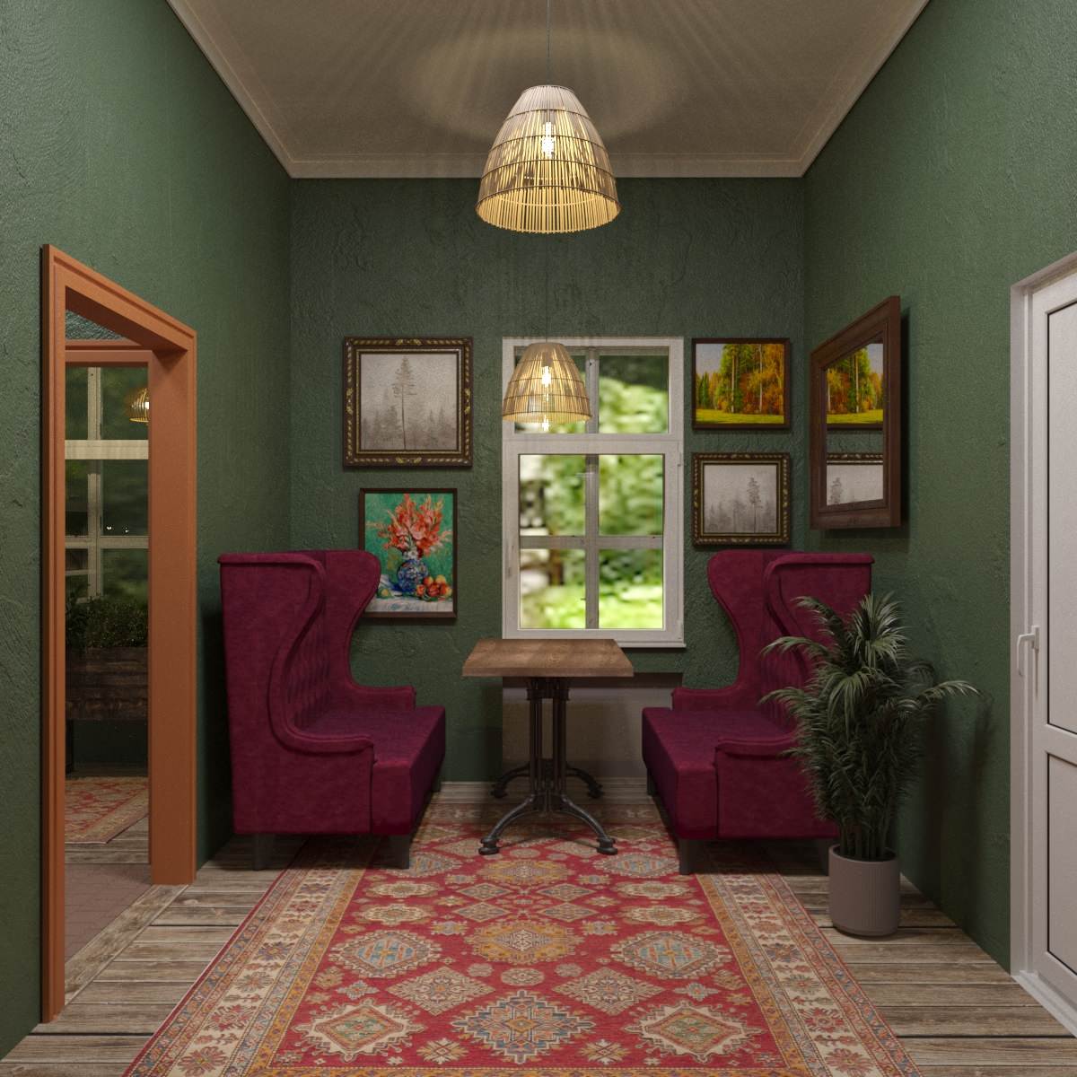 кафе ДЫМ в Шуваловском парке