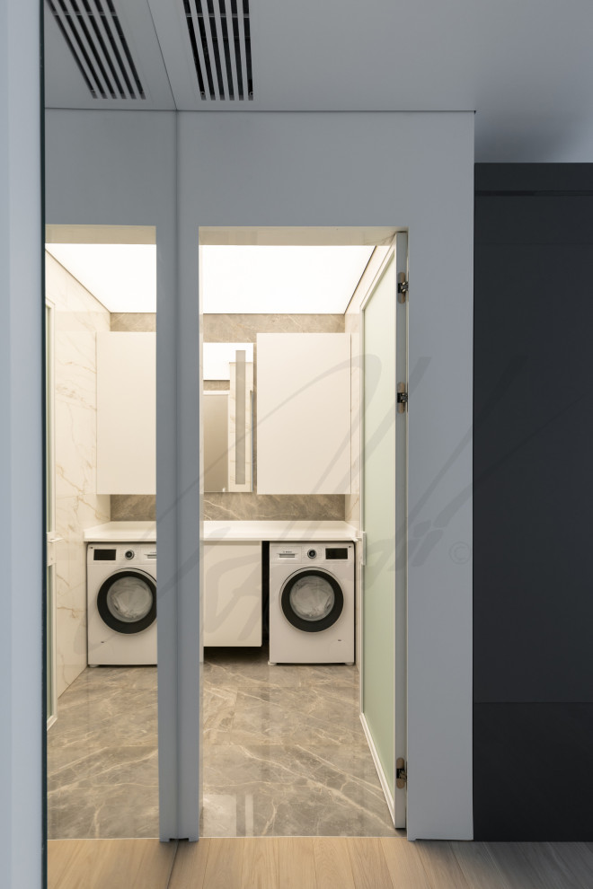 Interior design of Apartment 1481 (shower) by Arkadii Olshevskyi