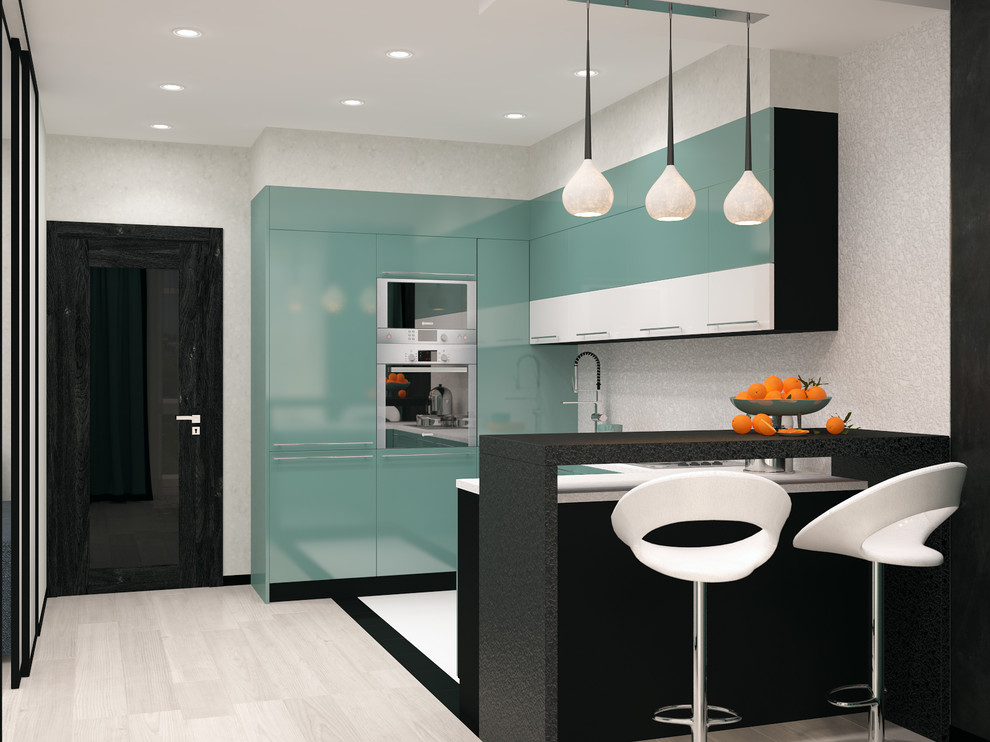 Квартира в палитре "Гауди"