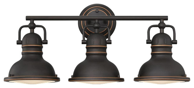 rubbed bronze bathroom lighting