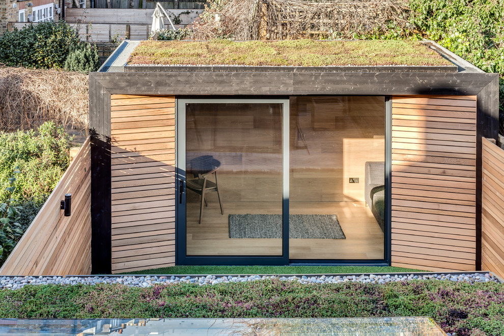 Scandinavian shed and granny flat in London.