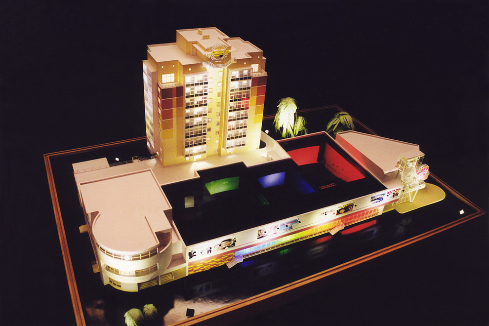 Архитектура в макете.