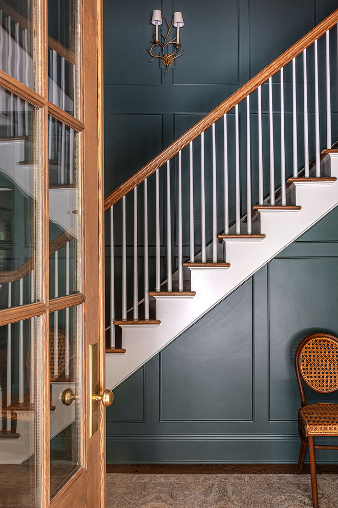 Transitional staircase photo in Other