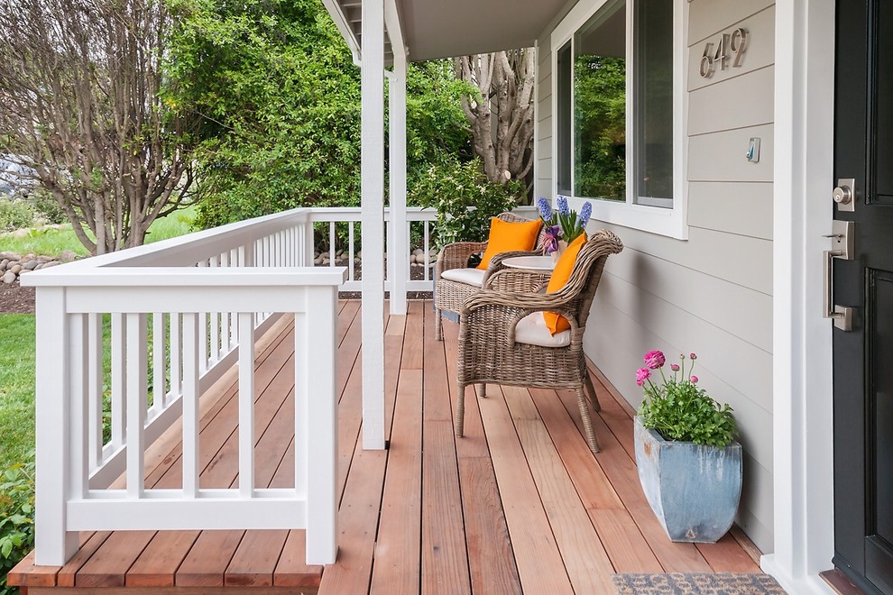 Front porch addition.