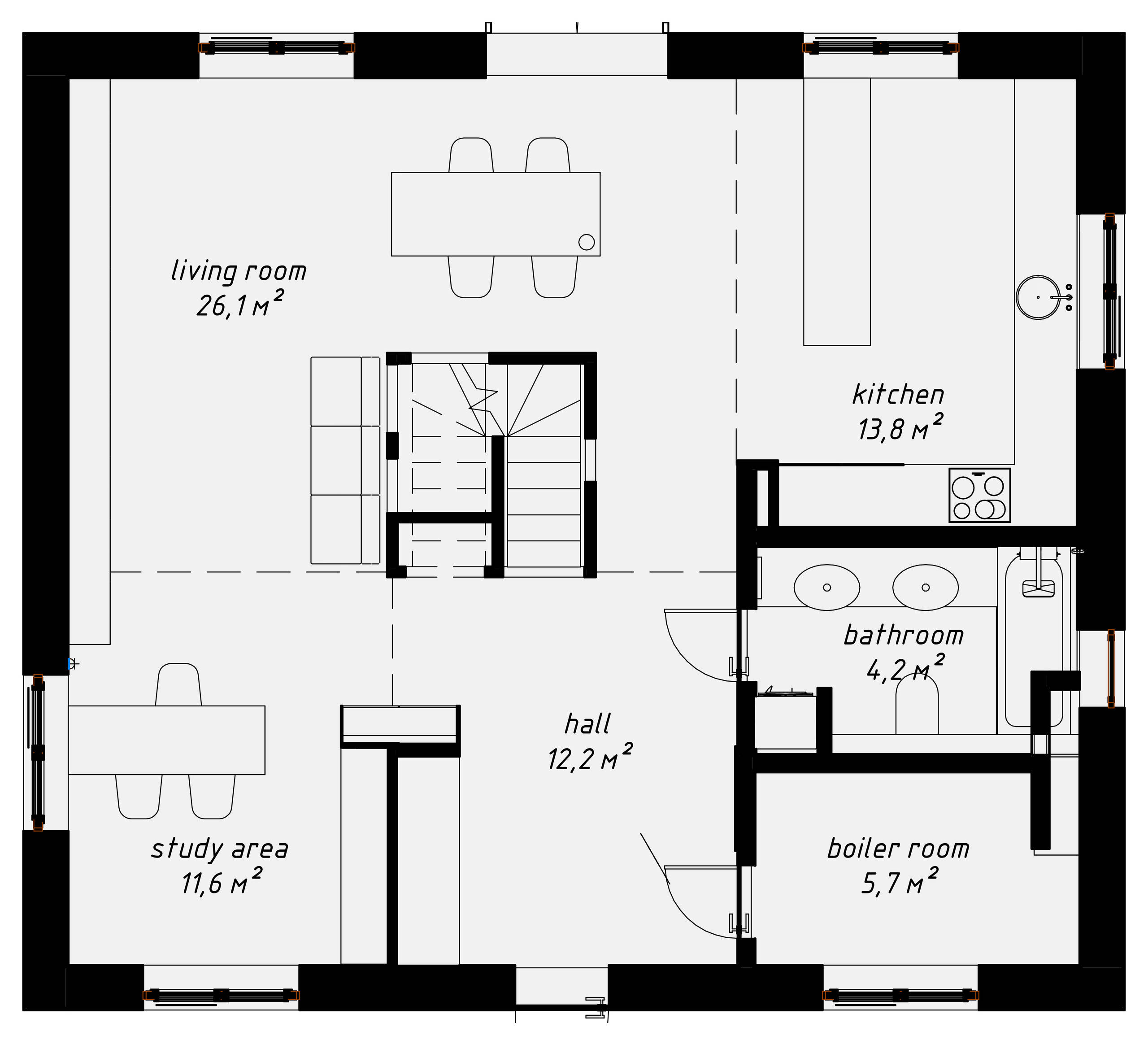 Houzz тур: Белый дом с гамаками в Домодедове | Houzz Россия