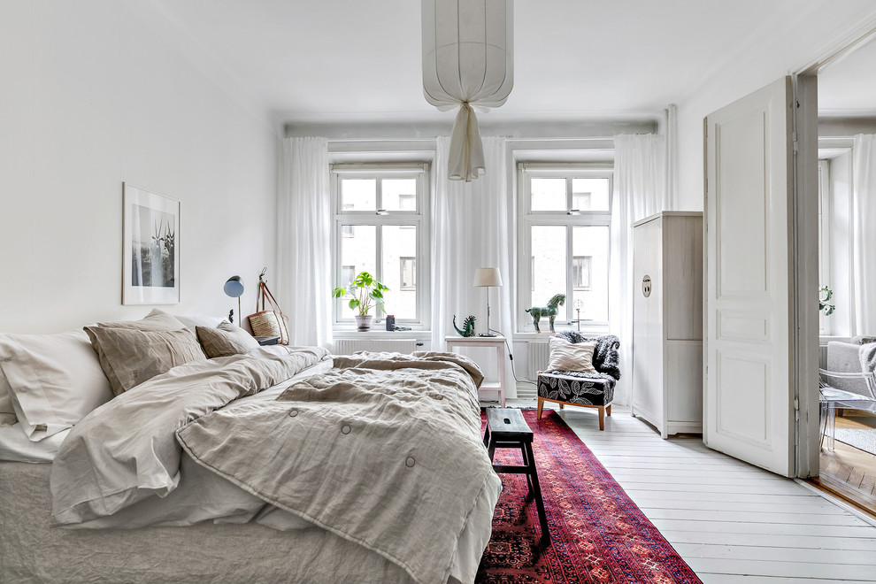 Traditional bedroom in Gothenburg.