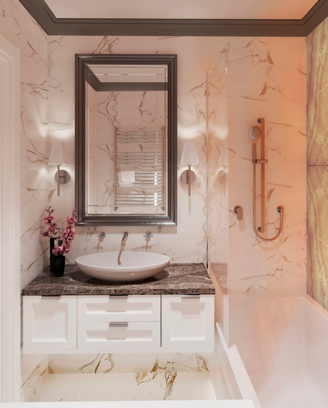 Благородные интерьеры в классическом стиле