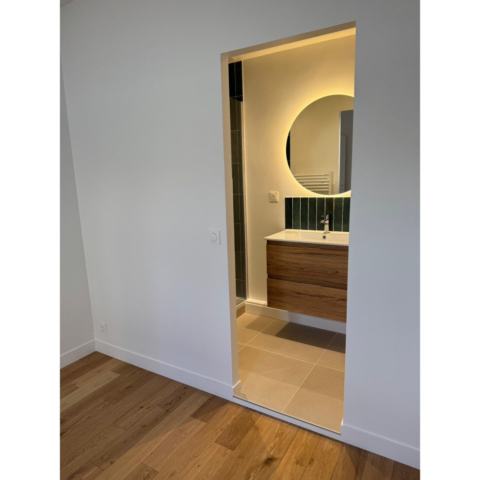 Projet Père Lachaise, rénovation d'un appartement de 34m2