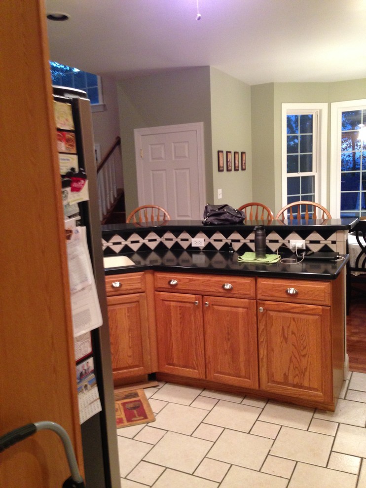 Chambers Hill Rd Double Kitchen Renovation - Upstairs Kitchen Before