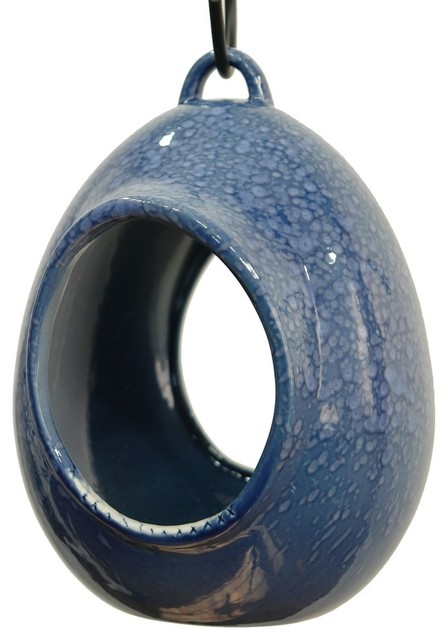 Egg Fly Through Bird Feeder Contemporary Bird Feeders By