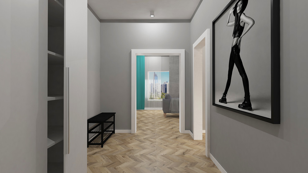 Апартаменты в скандинавском стиле для молодой семьи