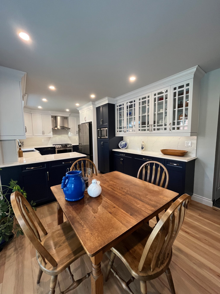 Inspiration for a transitional kitchen remodel in Toronto