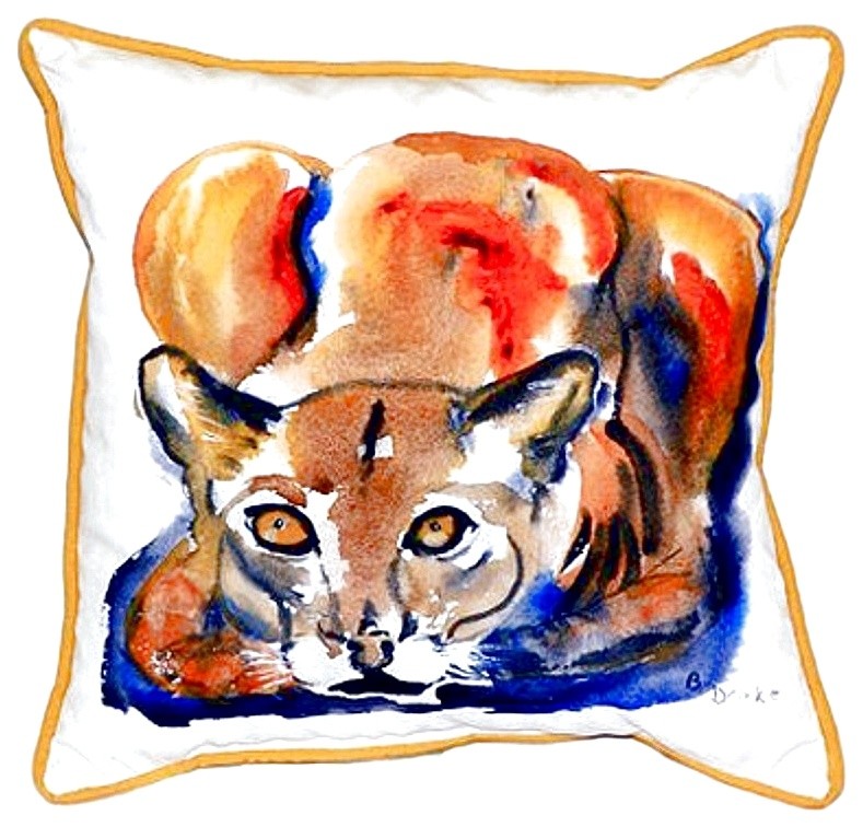 Cougar Small Indoor/Outdoor Pillow 12x12 - Set of Two
