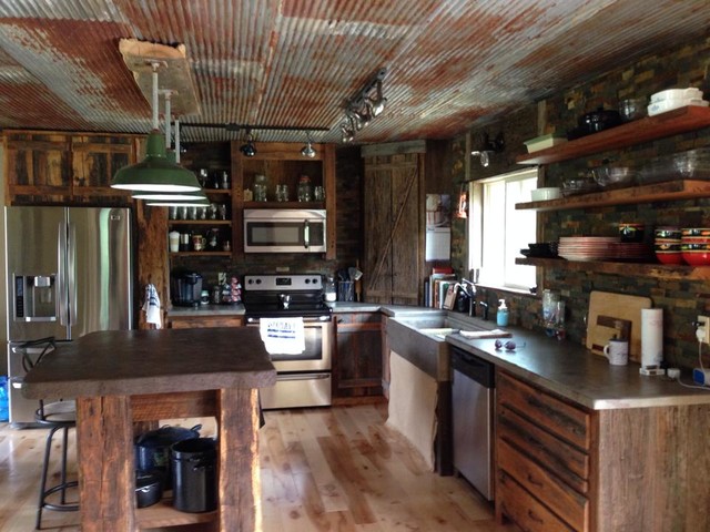 Rustic Kitchens & Cabinets - Rustic - Kitchen - Nashville ...